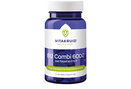 Vitakruid B12 Combi 6000 with folate and P-5-P 60 melting tablets