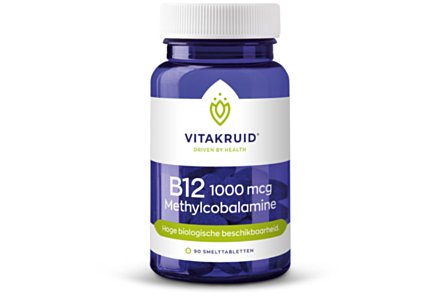 Vitakruid B12 1000 mcg Methylcobalamin 90 melting tablets