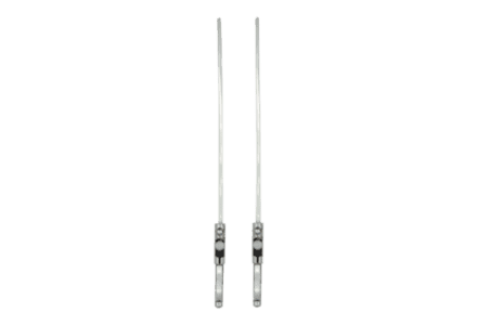 2 silver electrodes for the Electrolyser