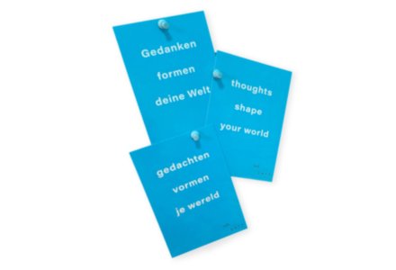 Intention Card Thoughts shape your world