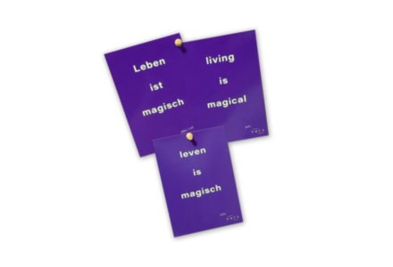 Intention Card Living is magical