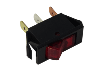 Switch, Main Power, red lighted