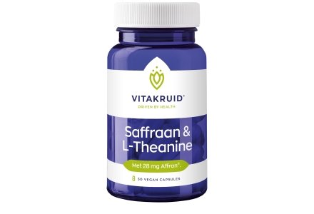 Vitakruid Saffron & L-Theanine - 30 vegan capsules