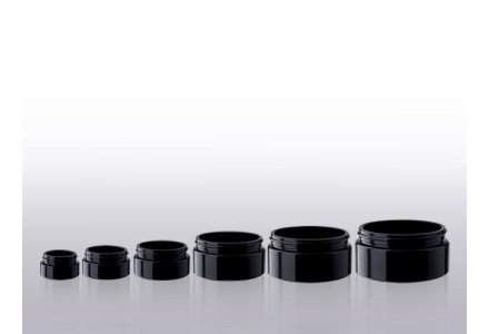 Miron Cosmetic jars, wide
