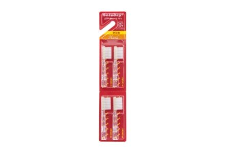 Soladey interchangeable brush heads 4 pieces Hard