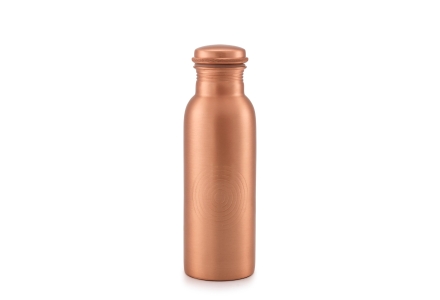 Copper Water Bottle Matte 500 ml Handmade