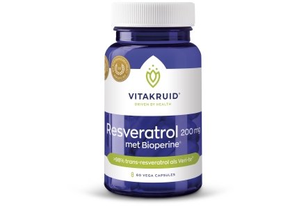 Resveratrol 200 mg with Bioperine 60 vegan capsules