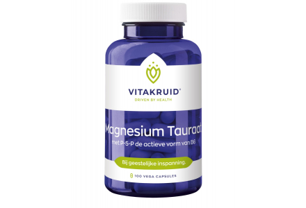 Magnesium taurine with P-5-P 100 vegan tablets