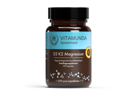 Liposomal Vitamin D3 + K2 + Magnesium – 30 capsules