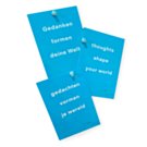 Intention Card Thoughts shape your world Intention Card Thoughts shape your world