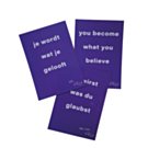 Intention Card You become what you believe Intention Card You become what you believe