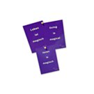 Intention Card Living is magical Intention Card Living is magical