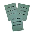 Intention Card Not every roll has to be a six