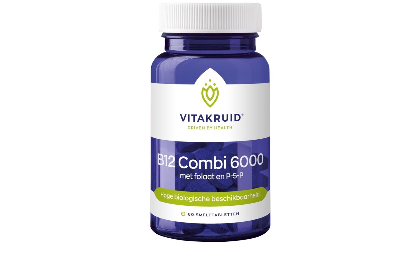 Vitakruid B12 Combi 6000 with folate and P-5-P 60 melting tablets