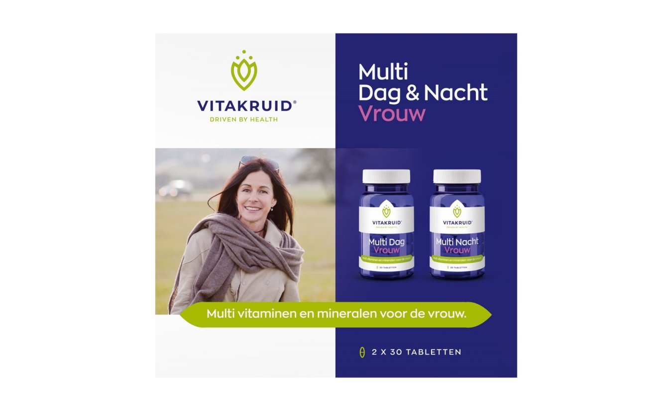 Vitakruid Multi Day & Night Vrouw 2 x 30 tablets