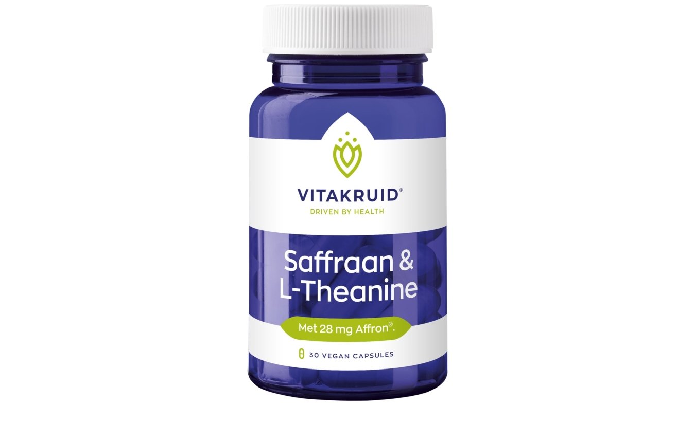 Vitakruid Saffron & L-Theanine - 30 vegan capsules