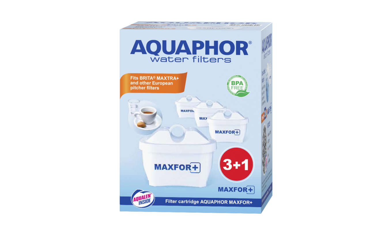 Replacement filter cartridge Aquaphor MAXFOR+ (4 pieces)