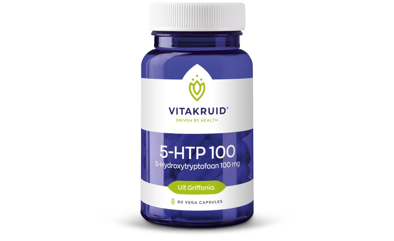 Vitakruid 5-HTP 100mg 60 vegan capsules