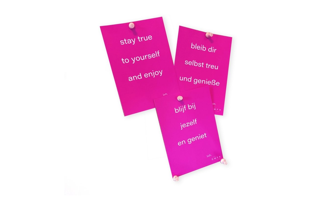 Intention Card Stay true to yourself and enjoy