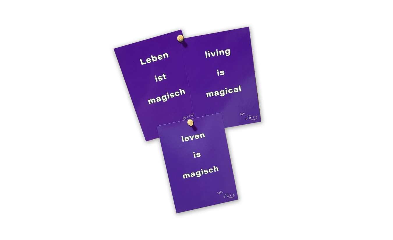 Intention Card Living is magical