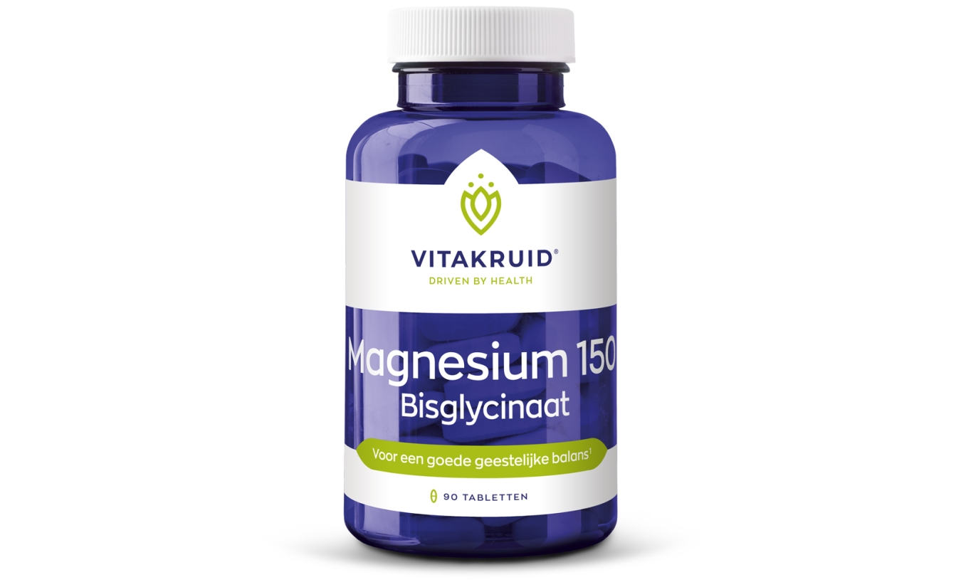 Vitakruid Magnesium 150 Bisglycinaat 90 tablets