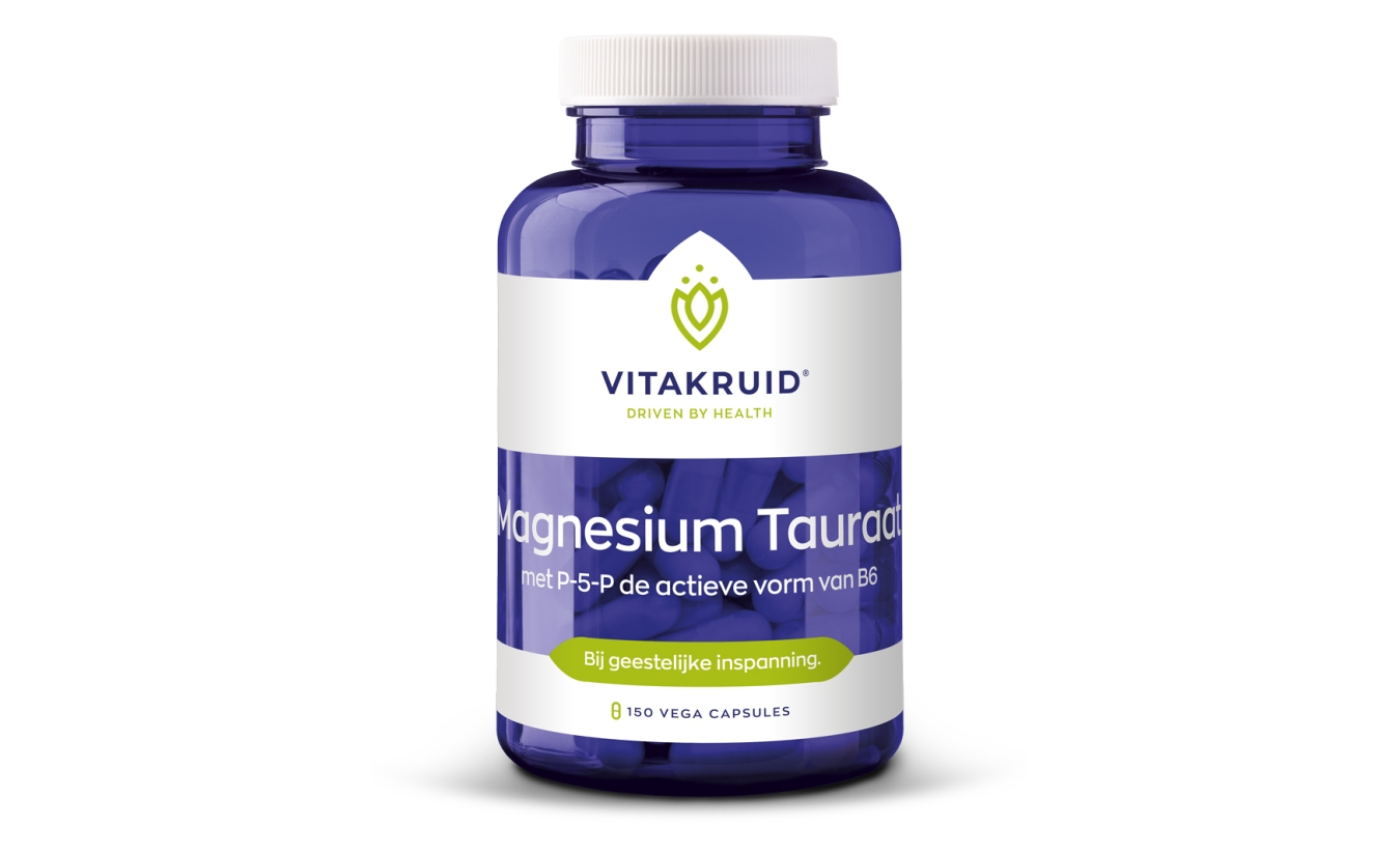 Magnesium taurine with P-5-P 180 vegan tablets