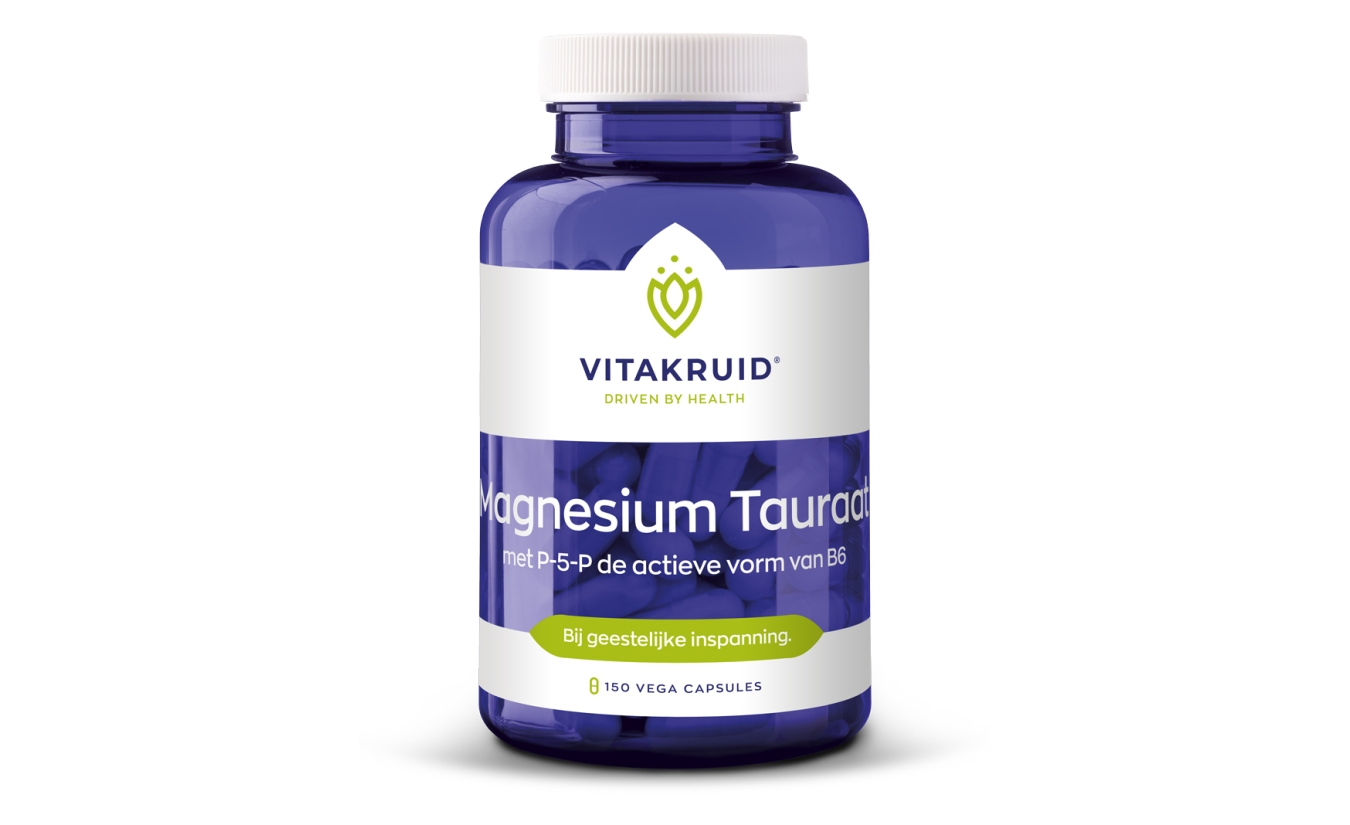 Vitakruid Magnesium taurine with P-5-P 180 vegan tablets