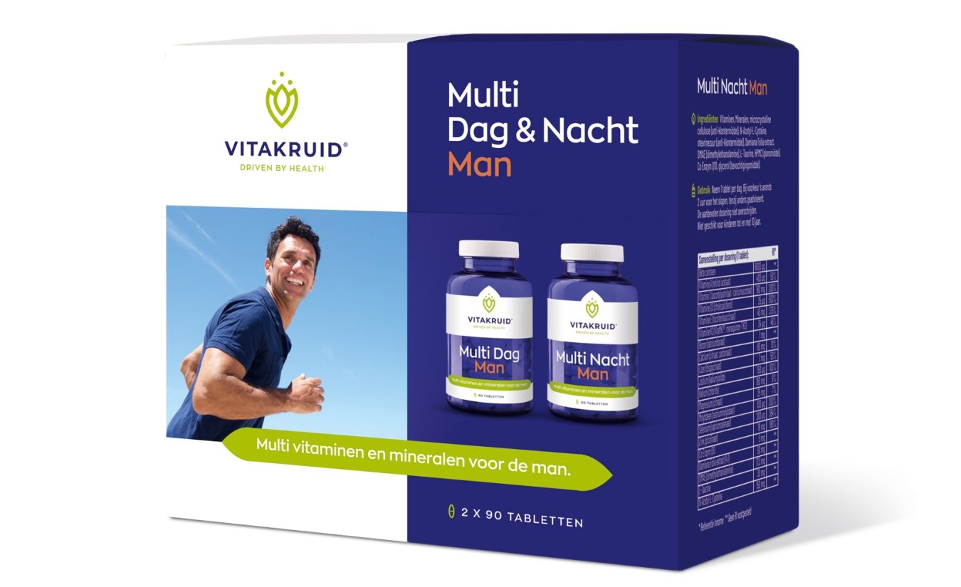 Vitakruid Multi Day & Night Man 2 x 90 tablets