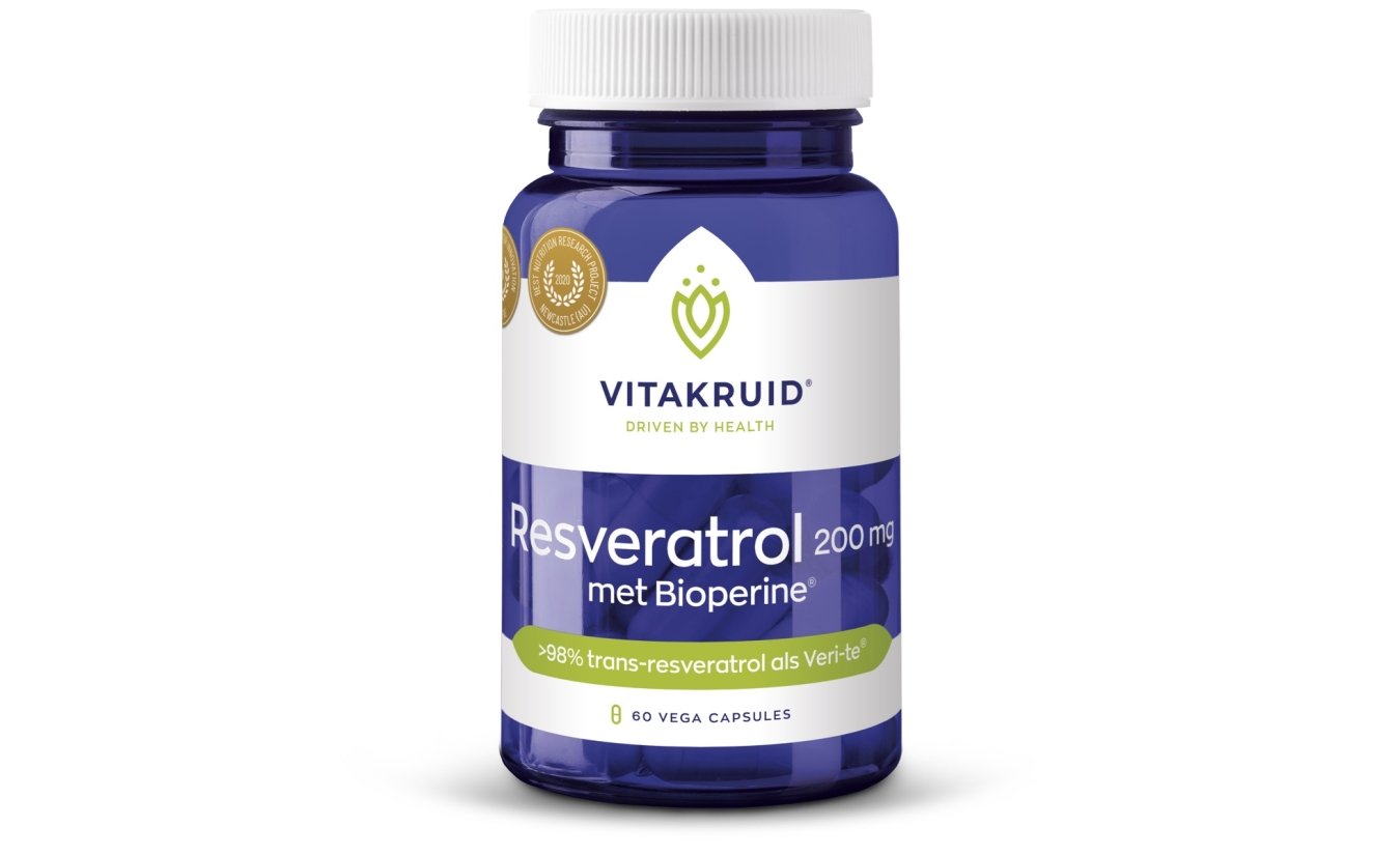 Resveratrol 200 mg with Bioperine 60 vegan capsules