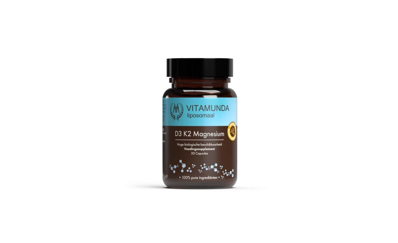 Vitamunda Liposomal Vitamin D3 + K2 + Magnesium 30 capsules
