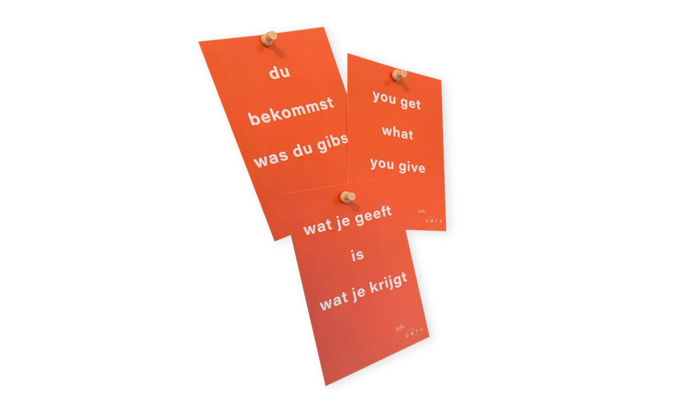 Intention Card You get what you give