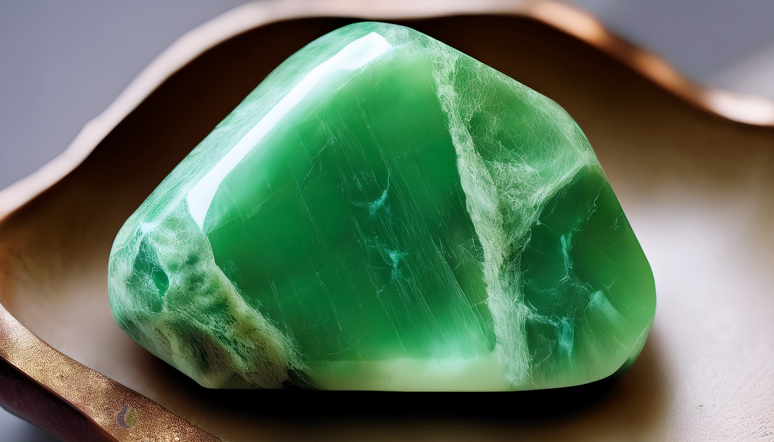 Green soft aventurine gemstone