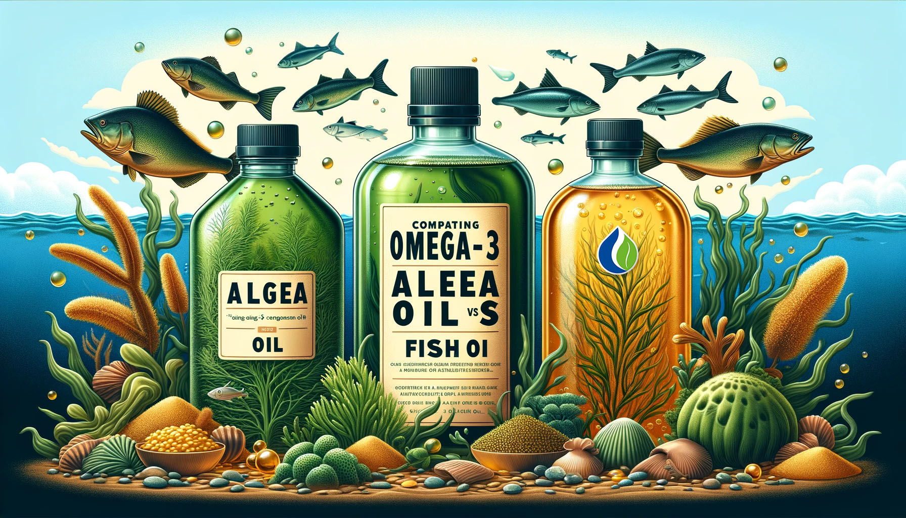Comparing Omega-3 sources: Algae oil vs fish oil